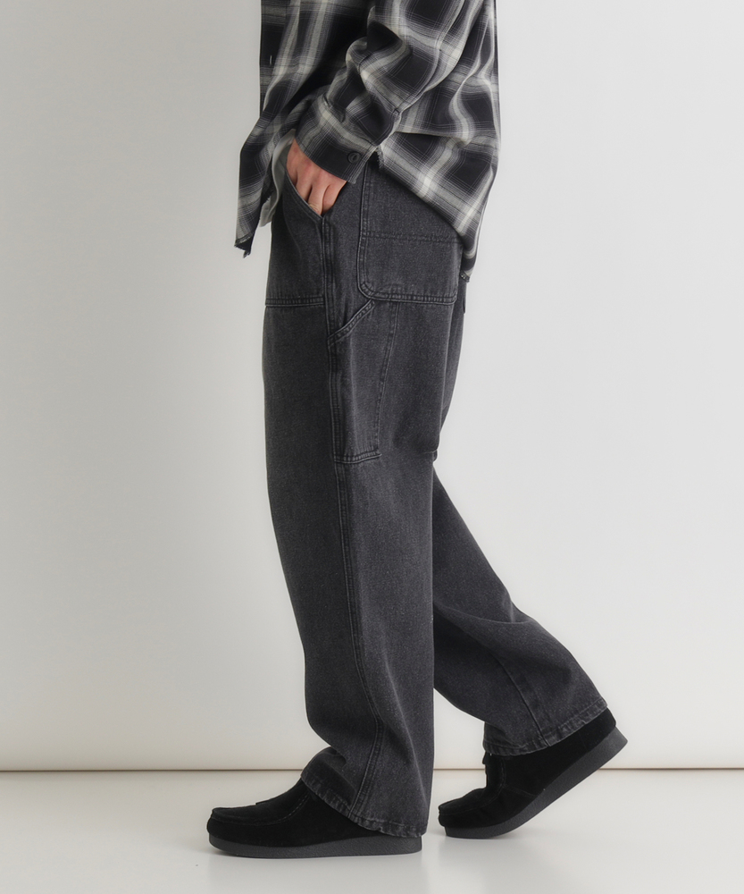 デニムペインターパンツ【自宅で試着、返品送料無料】