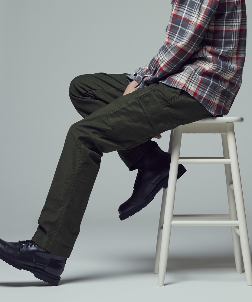 The World Cargo オランダ軍モデルナイフポケット型カーゴパンツ メンズ ジーンズセレクトショップ ライトオン