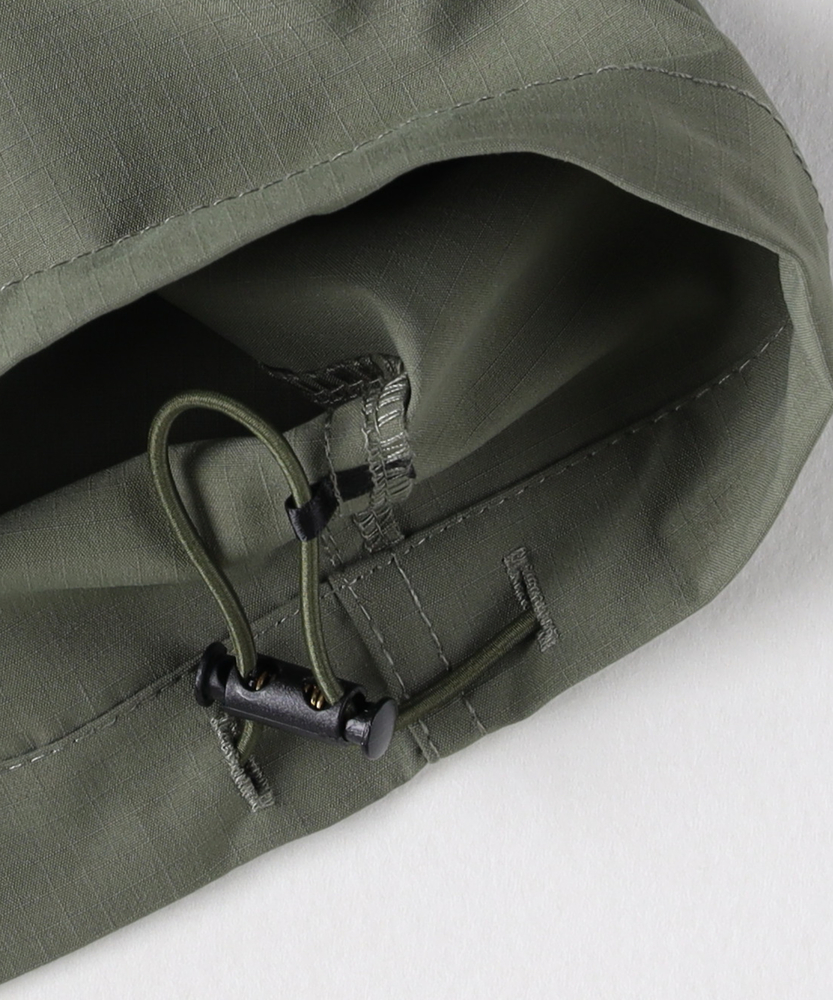 AVIREX イージーカーゴパンツ ドローコード グレー ワイドシルエット AVIREX カーゴパンツ PIGMENT EASY CARGO PANTS / ピグメント