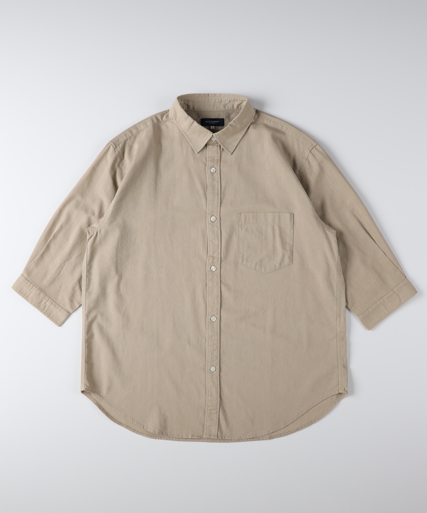 綿麻七分袖シャツ