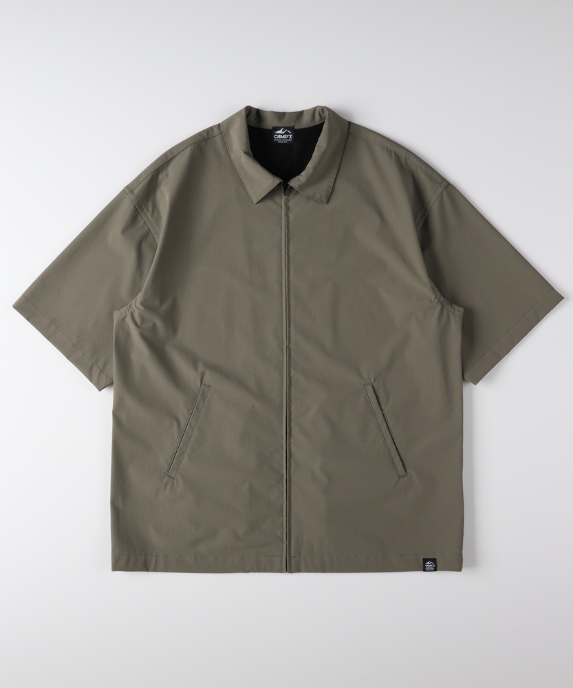 【PLAY PROOF】アクティブ半袖シャツ/セットアップ対応（接触冷感/耐久撥水/耐摩耗/高ストレッチ）