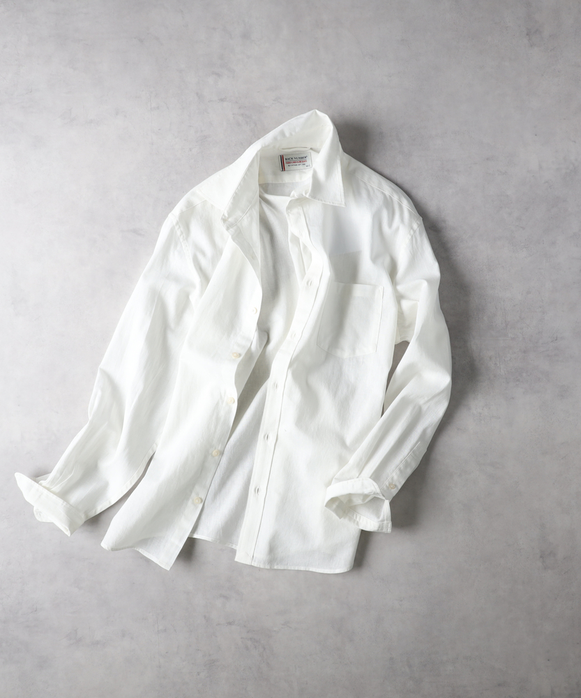 綿麻レギュラーシャツ（WEB限定価格 9/10～9/15）(S サックス