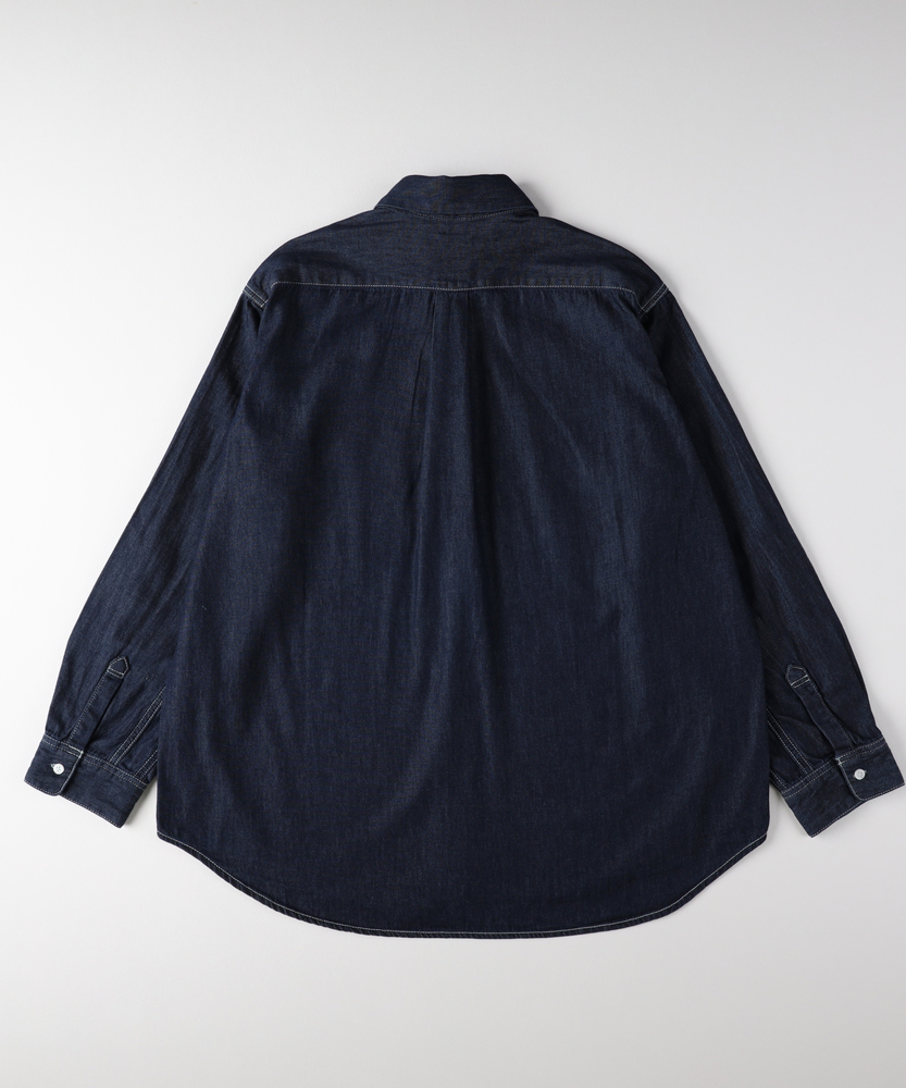 PICHI ビッグシルエット デニムシャツ PICHI ビッグシルエット デニムシャツ ビッグシルエットデニム