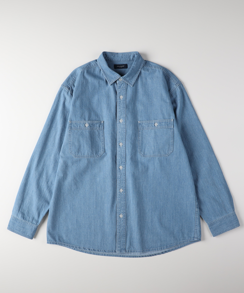 デニムロングスリーブシャツ
