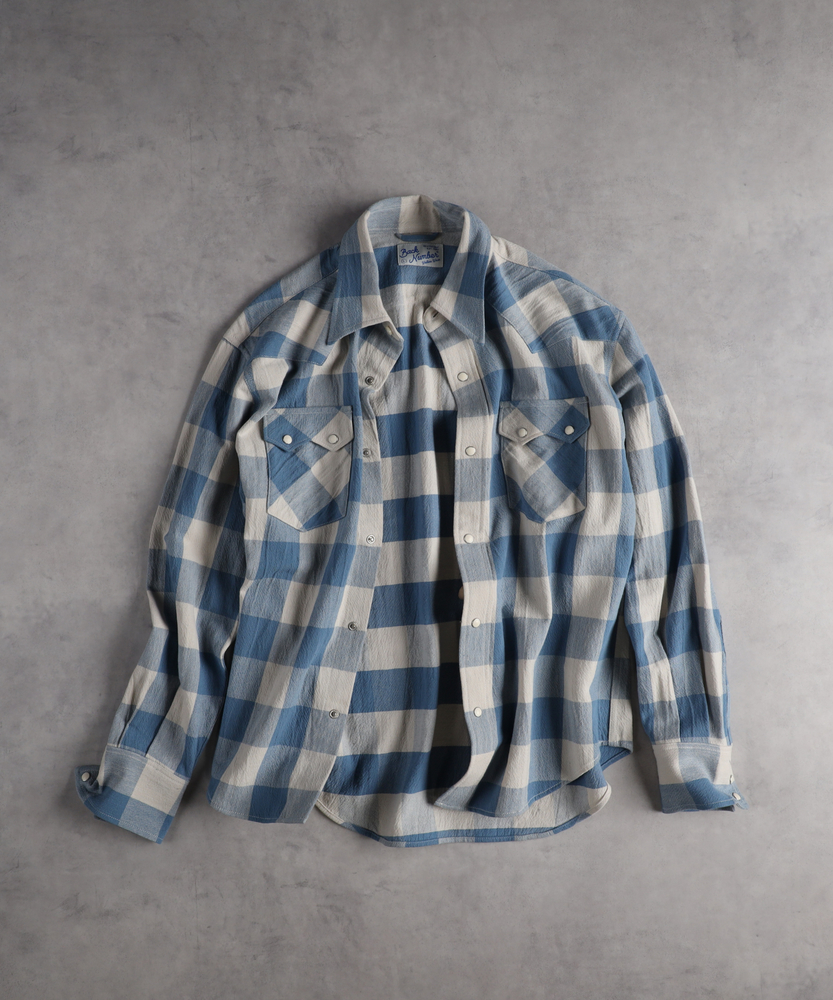 スリム フィット チェック ツイル ウエスタン シャツ 三越伊勢丹 | DOUBLE RL RALPH LAUREN/ダブル アール エル
