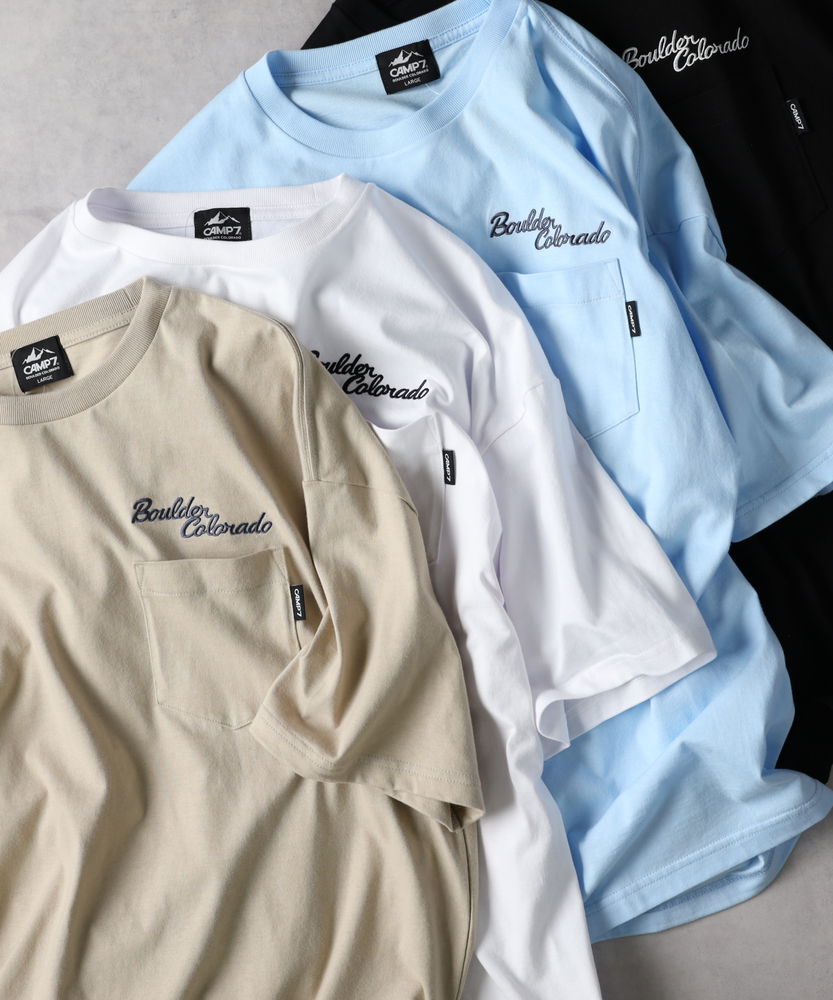ロゴ刺繍胸ポケットTシャツ（WEB限定価格 9/10～9/15）(M