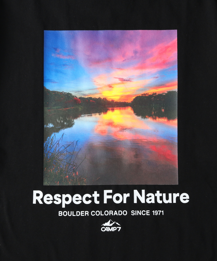 バックフォトプリントTシャツ(M ベージュ): トップス｜Right-on