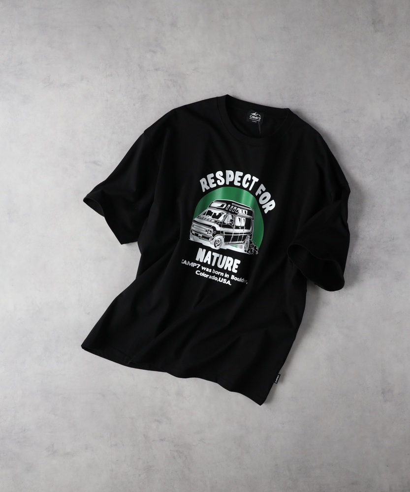 グラフィックプリントTシャツ(M ホワイト): トップス｜Right-on