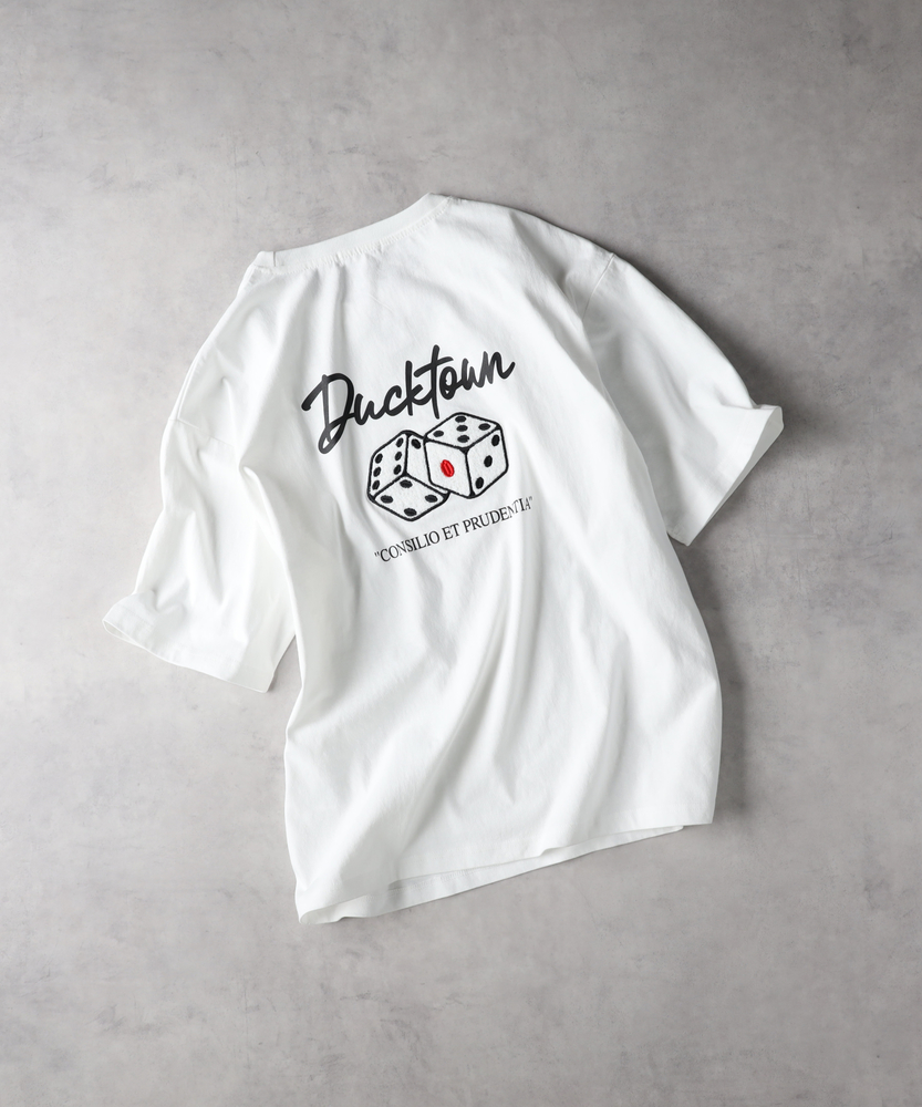 NOSWEA Tシャツ ホワイト ロゴ刺繍 NOSWEA Tシャツ ホワイト ロゴ刺繍 NOsWEA - ノースウェア