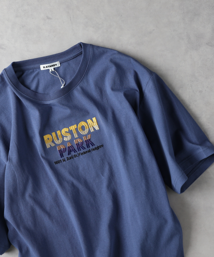 ベージュ Tシャツ ロゴ刺繍 グラフィック グラフィティ 刺繍 tシャツ[品番：OCGW0002674]｜ONE 4 PREMIUM