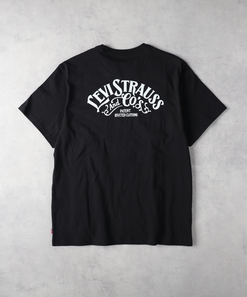 ブラック★ラベル【  Men’s】リラックスT-シャツ♪ RELAXED FIT TEE」リラックスドフィットTシャツ(M ブラック