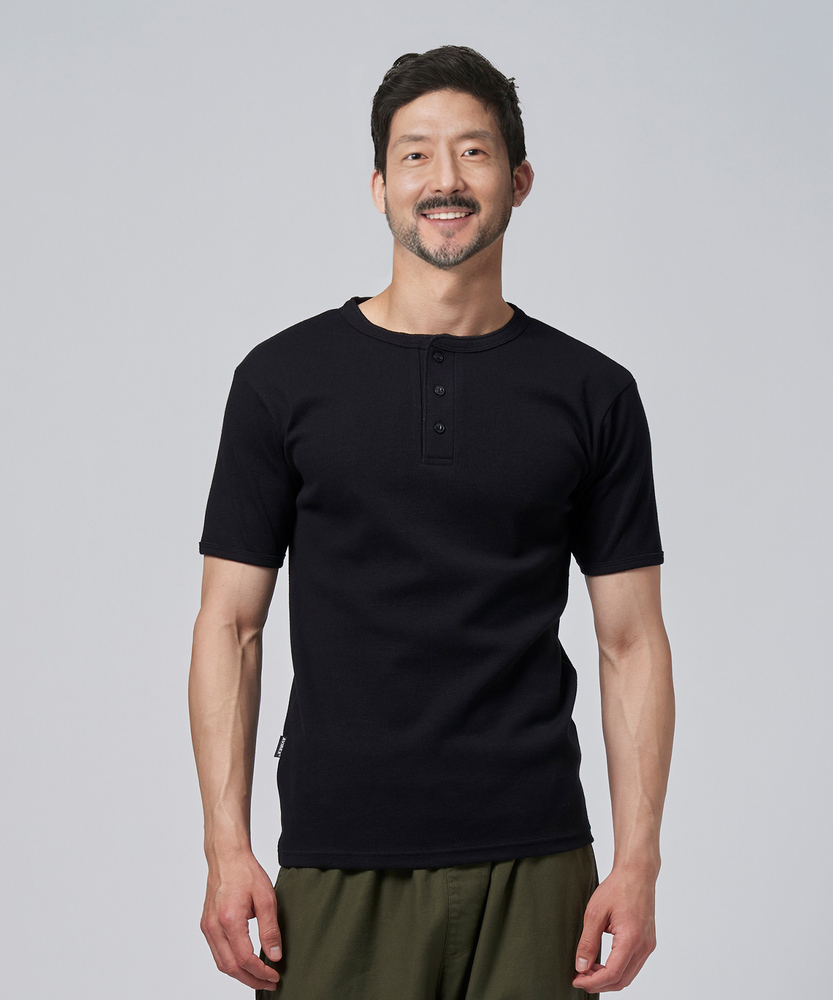 テレコヘンリーネックＴシャツ