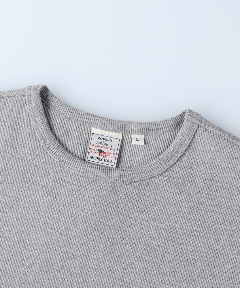 ミニワッフルクルーTシャツ(S ホワイト): トップス｜Right-on
