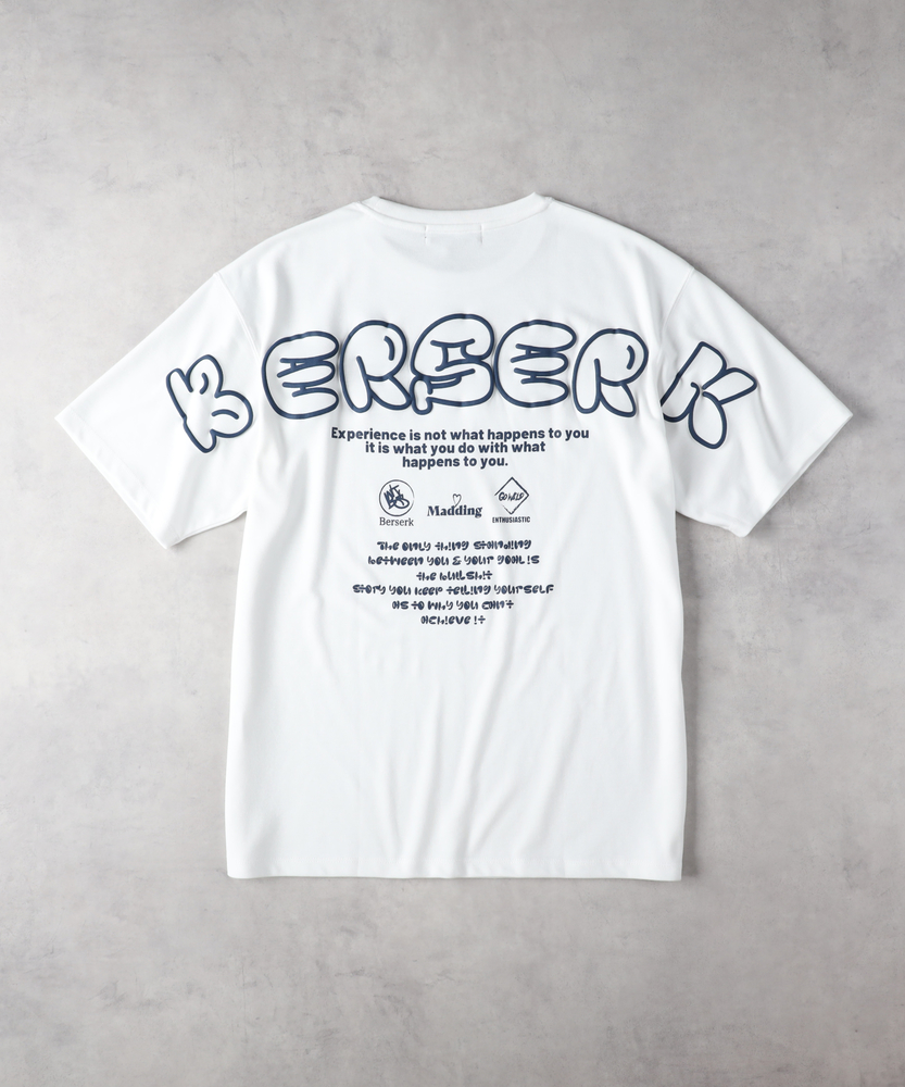 発砲バックプリントTシャツ(M ホワイト): トップス｜Right-on