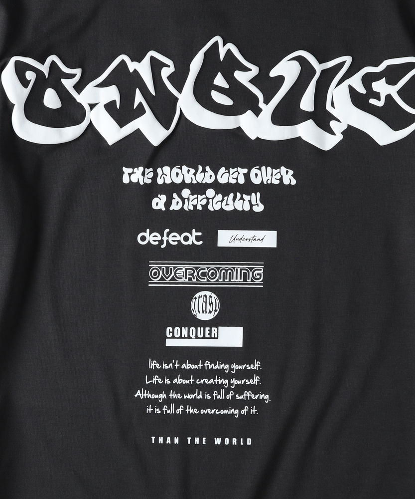 【 】バーティカル・バックプリントTシャツ/ホワイト バックプリントTシャツ(M ホワイト): トップス｜Right-on公式