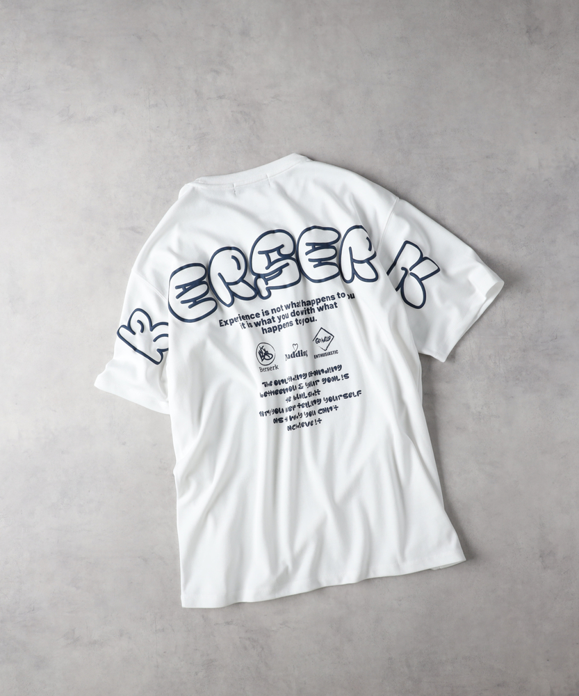 LOG RAP BY KATIN ロゴ&バックプリントTシャツ M ホワイト ゴーストプリントTシャツ(M ホワイト): トップス｜Right-on公式