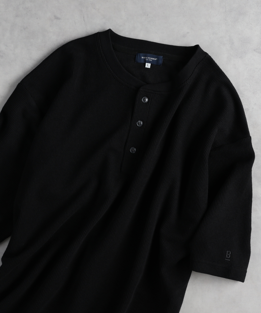 Nike 黒 長袖 ヘンリーネック Tシャツ NIKE ナイキ カットソー 長袖 メンズ クラブ トップ ヘンリー