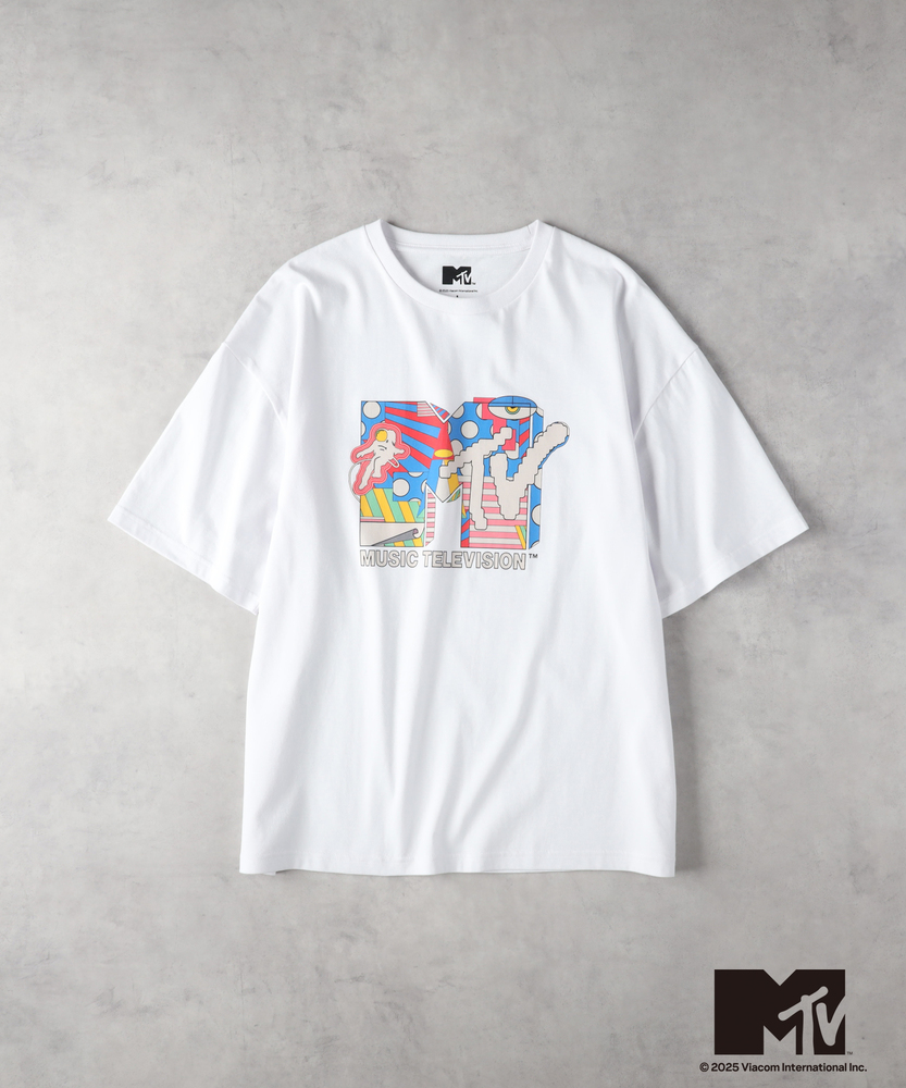 MTV」 プリントTシャツ(M ホワイト): トップス｜Right-on公式