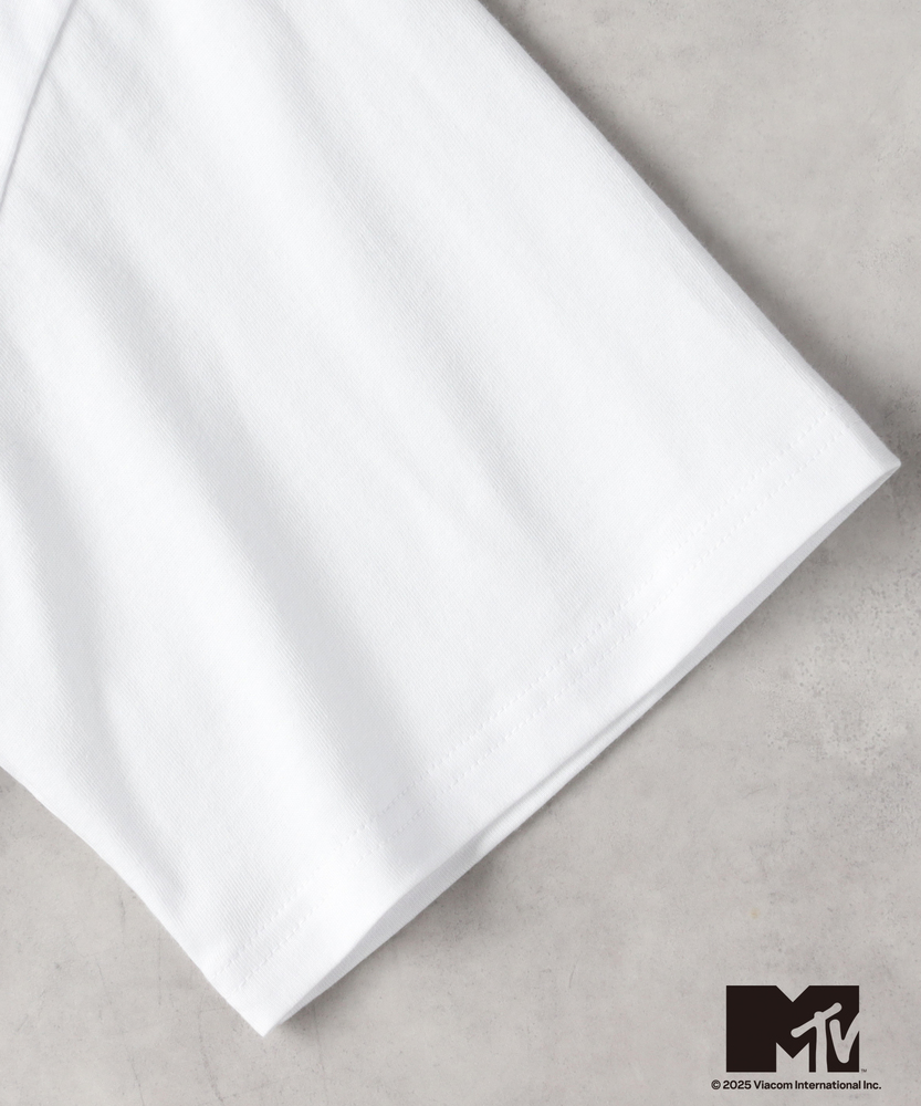 MTV」 プリントTシャツ（WEB限定価格 8/21～8/25）(M ホワイト