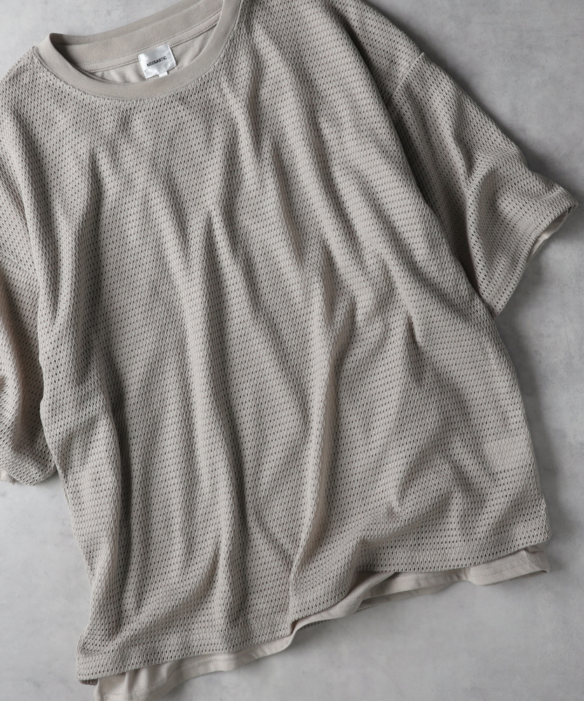 透かし編みＴシャツアンサンブル