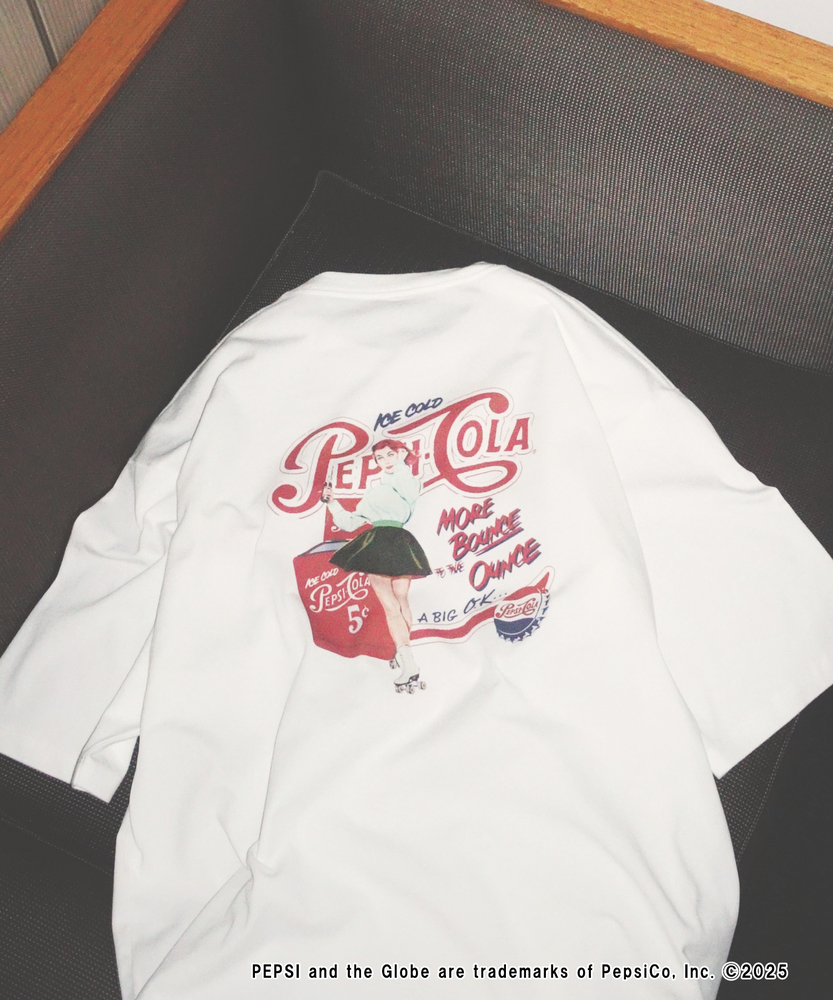 「PEPSI」プリントTシャツ
