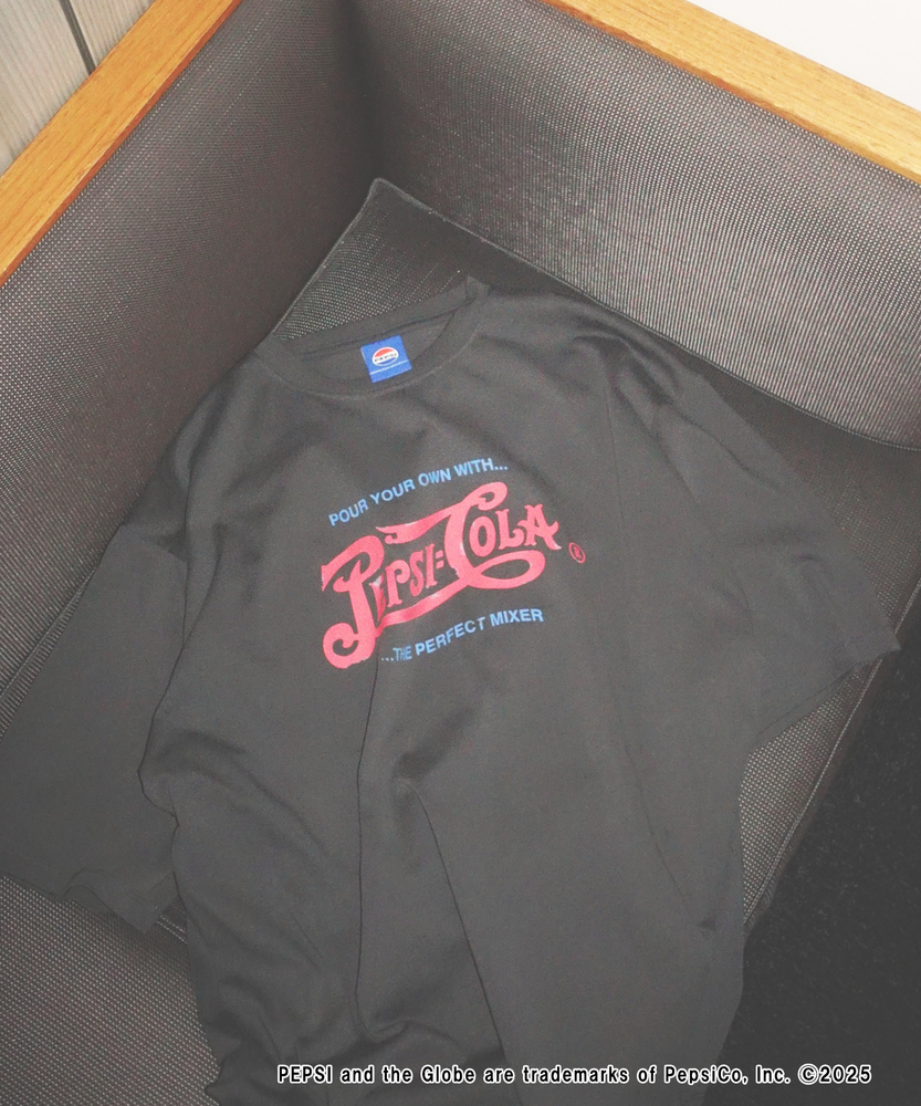 「PEPSI」プリントTシャツ