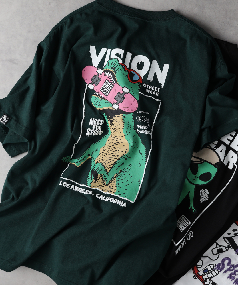 グラフィックプリントTシャツ(M ブラック): トップス｜Right-on