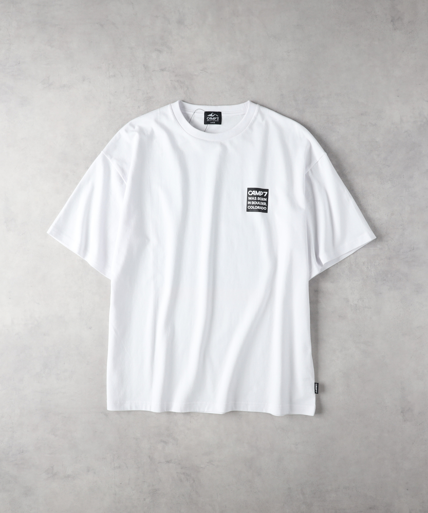 XIAOAZE バックプリント Tシャツ ホワイト プリントビッグTシャツ☆ [M便 1/1] トップス メンズ Tシャツ