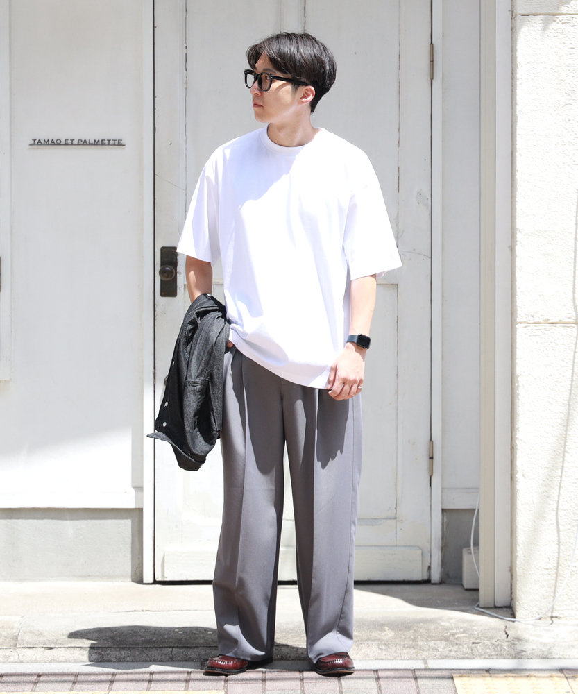 ベア天シルケットグレース加工 半袖ハイネックカットソー PING tシャツ 「PING APPAREL」ベア天竺/メッシュ半袖ハイネック
