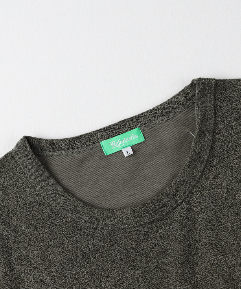 パイル胸ポケット半袖Tシャツ(M ネイビー): トップス｜Right-on