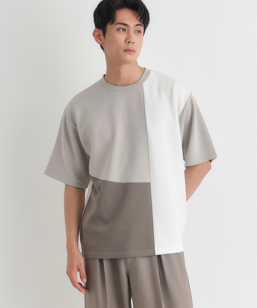 ダンボール切替半袖Tシャツ