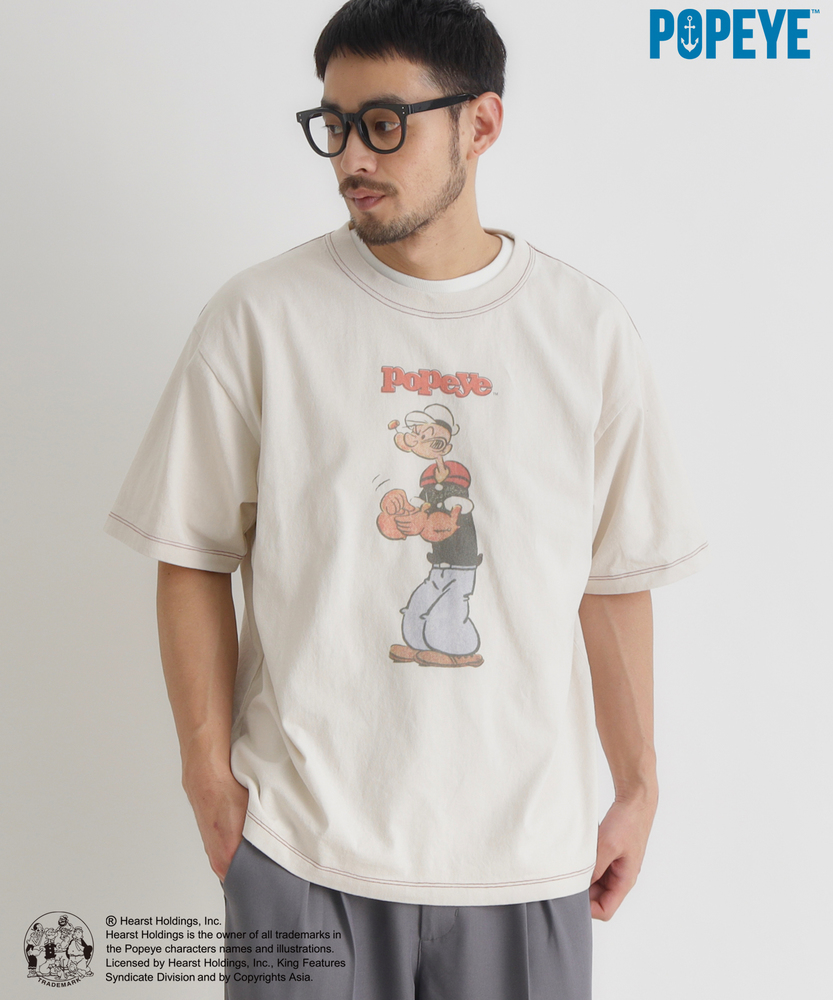 【WEB先行発売】【POPYE™】グラフィックプリントTシャツ