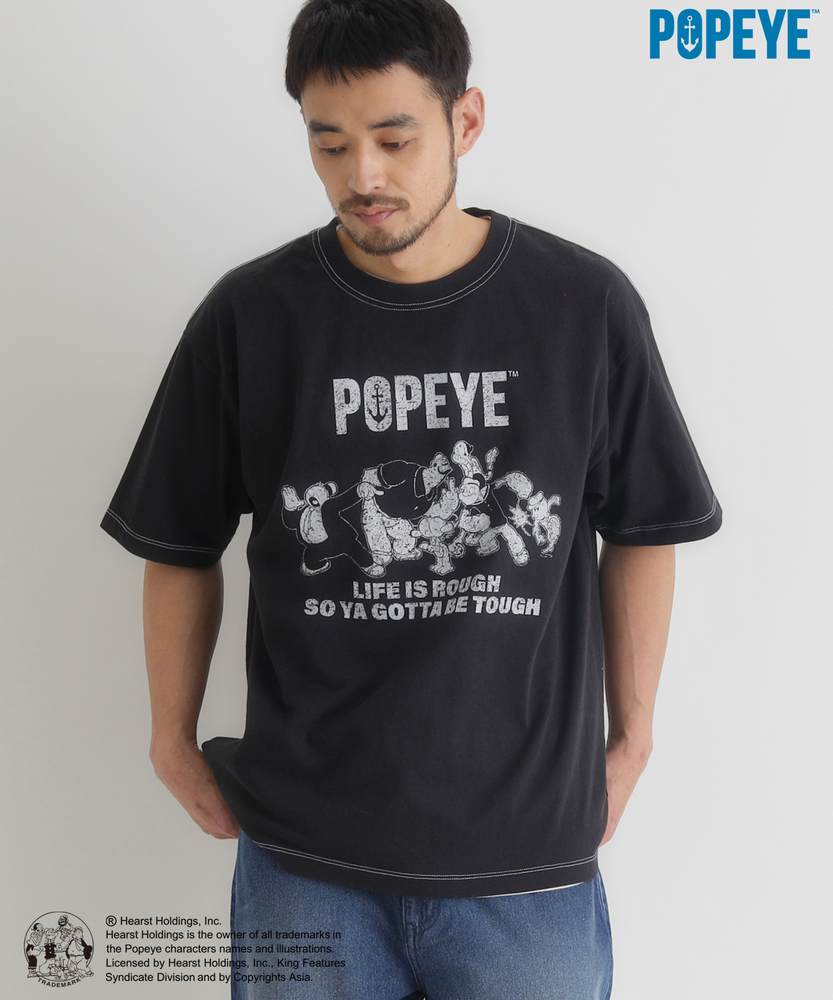 【WEB先行発売】【POPYE™】グラフィックプリントTシャツ