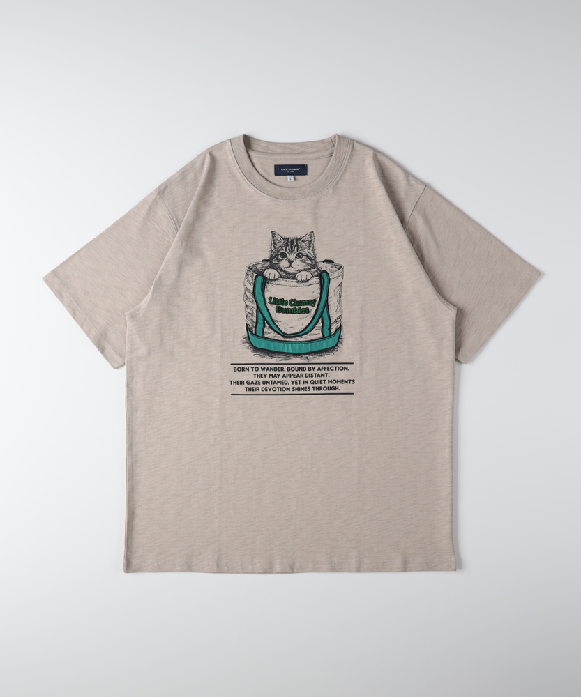 アニマルプリント半袖Tシャツ