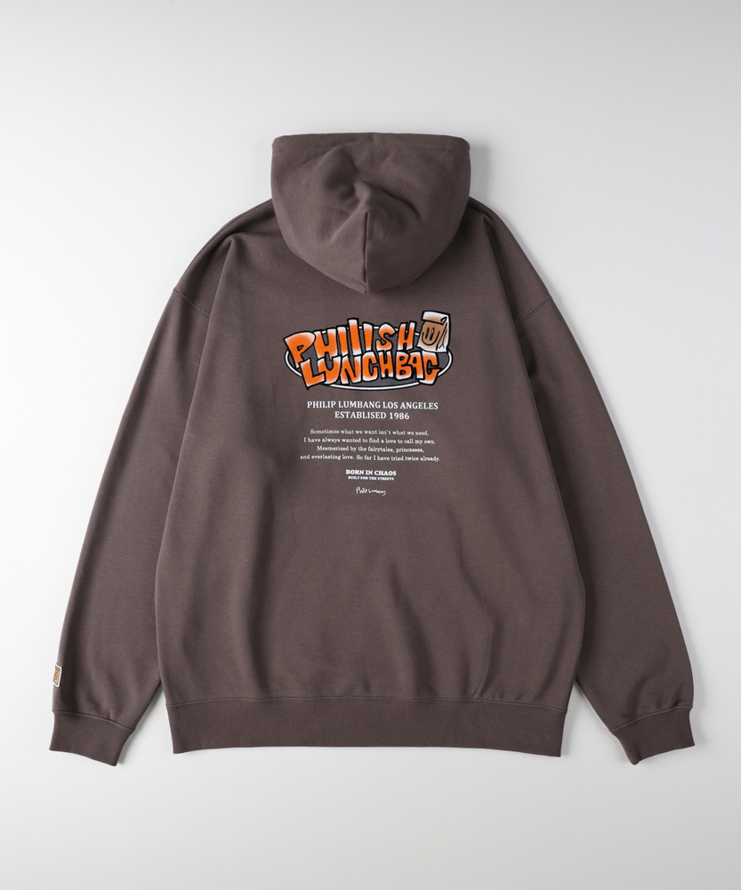 LABRINS shuryフルジップパーカー　ブラウン LABRINS shuryフルジップパーカー ブラウン - メルカリ