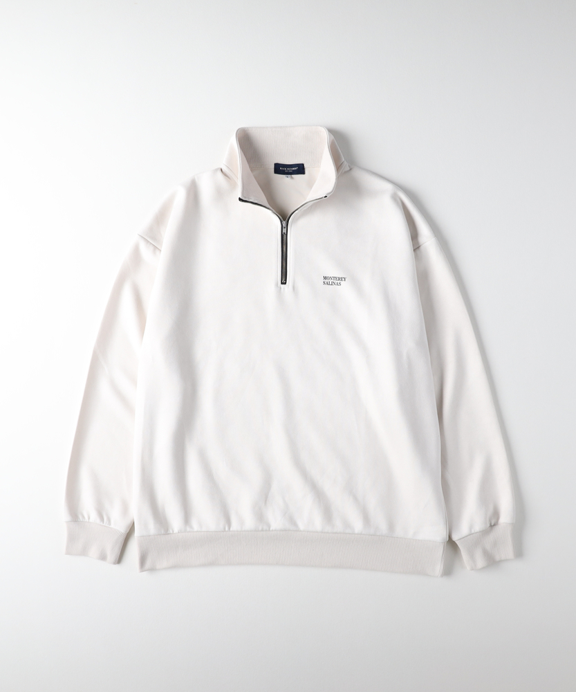 なばな様・専用出品④ フェイクスエードハーフZIPトレーナー（WEB限定価格 10/23～10