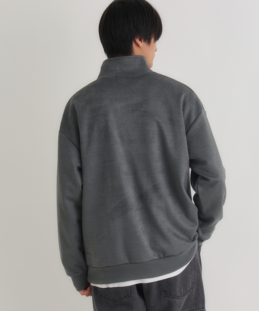 なばな様・専用出品④ フェイクスエードハーフZIPトレーナー（WEB限定価格 10/23～10