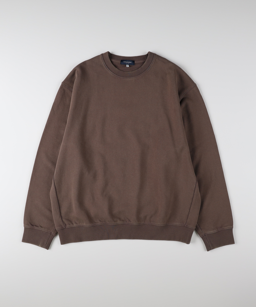 カートにて10％off：WEB限定/12/8まで>ピグメント加工クルーネック