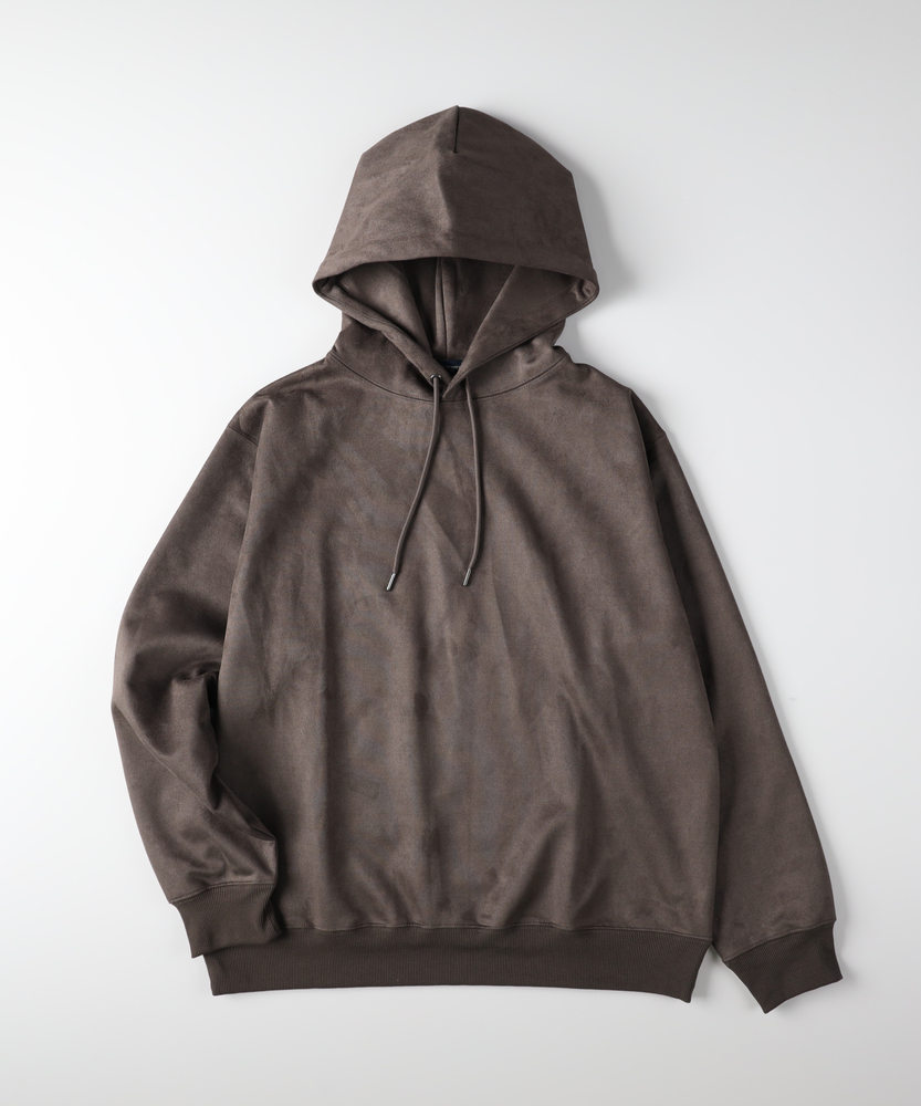 always 即日匿名ブラウン フード付きパーカー グラフィックプリント