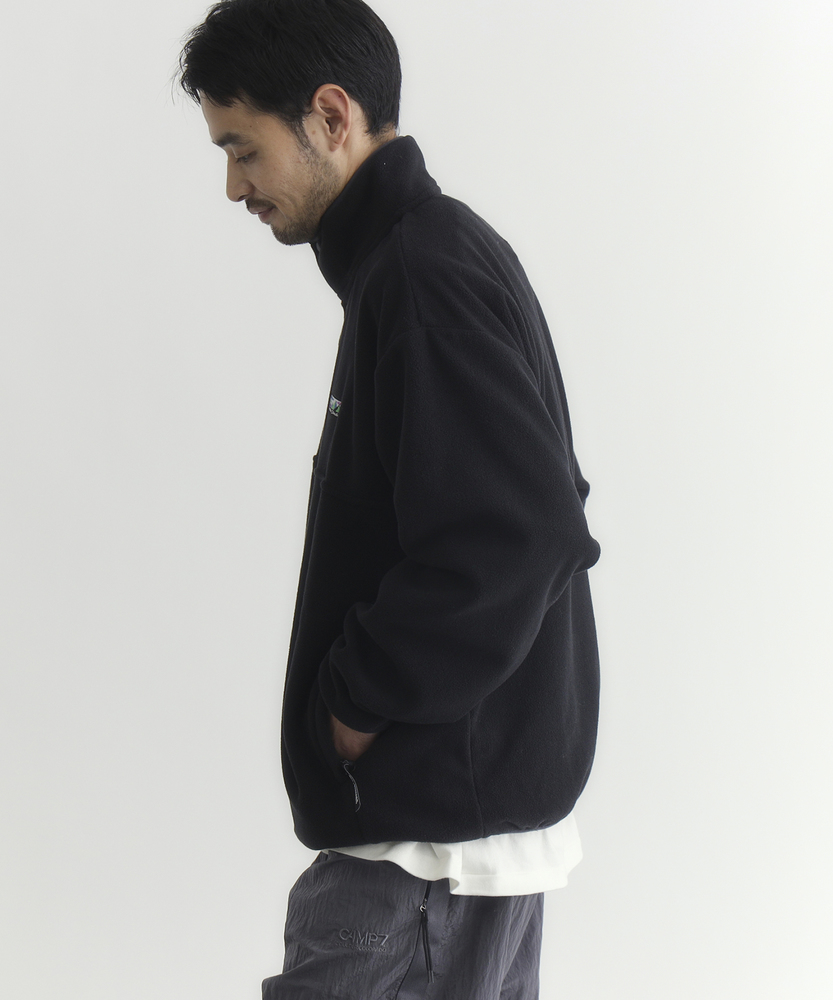 フリースハーフスナップロゴトレーナー(S オフシロ): トップス｜Right