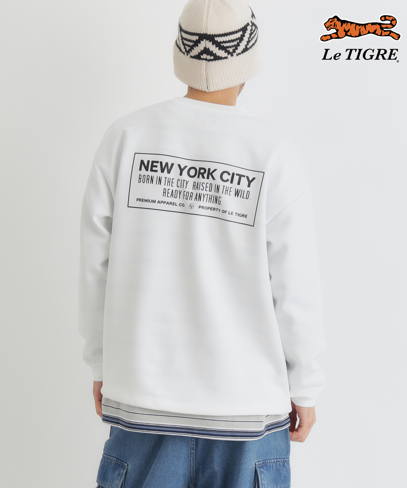 波の数だけ抱きしめて　オリジナルトレーナー　Ｌサイズ ダンボールバックロゴプルオーバー(S ホワイト): トップス｜Right-on