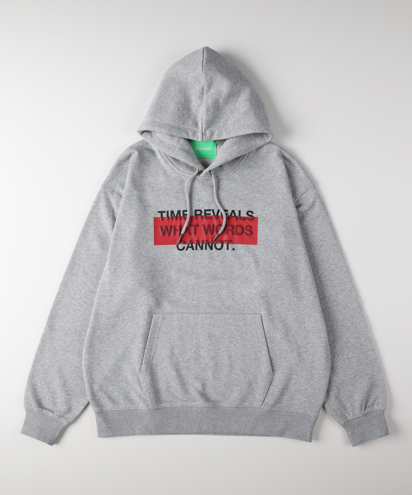 <カートにて10％off：WEB限定/12/8まで>スクリーンプリントプルオーバーパーカー