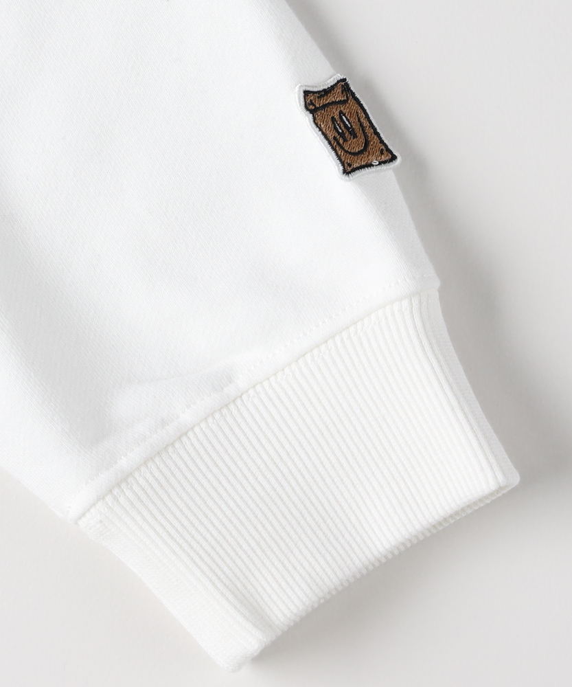 Philip Lumbang」プリントスウェットプルオーバー(M ホワイト