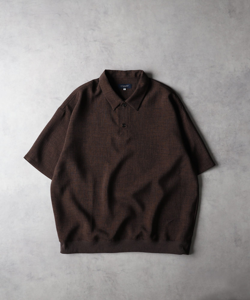 【未使用】BURTON　インナーポロシャツ　ラグビーシャツ ラガーシャツ 大きいサイズ メンズ 長袖 ポロシャツ 刺繍