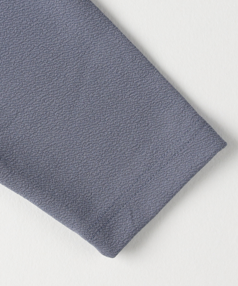 【グランジ】The light フェイクレイヤード総柄ロングスリーブトップス フクレジャガードフェイクレイヤードロングスリーブTシャツ(M