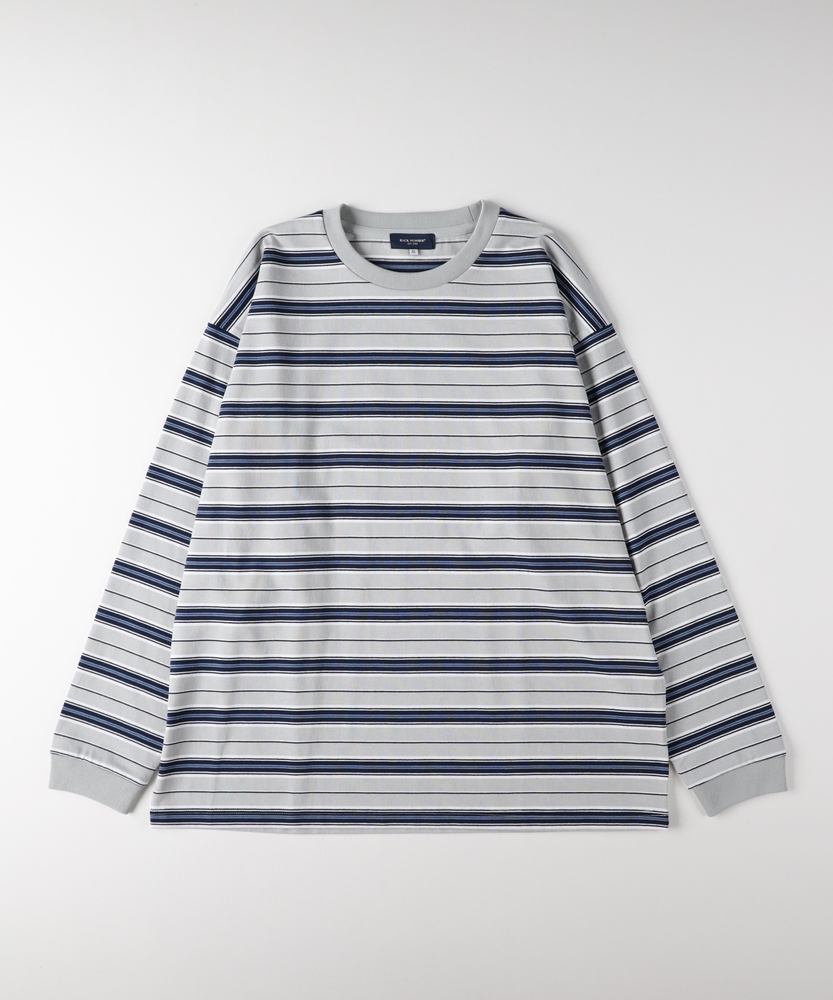 新品】searoomlynn♡ LogoマルチボーダールーズロンT ネイビー