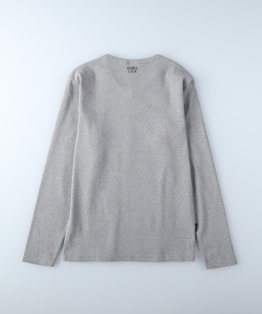 テレコVネック長袖Tシャツ(S ホワイト): トップス｜Right-on公式