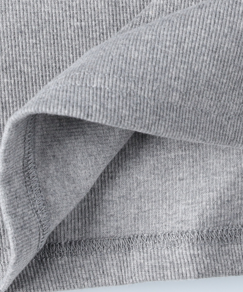 ⭐︎新品タグ付き⭐︎SLOANE グレー クルーネック ロングスリーブ Tシャツ テレコクルーネック長袖Tシャツ(S ダークグレー): トップス｜Right-on