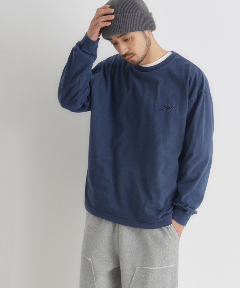 [ぶどう]VALORANT ロングスリーブTシャツ ダークグレー 刺繍ロングスリーブTシャツ(S ダークグレー): トップス｜Right-on公式