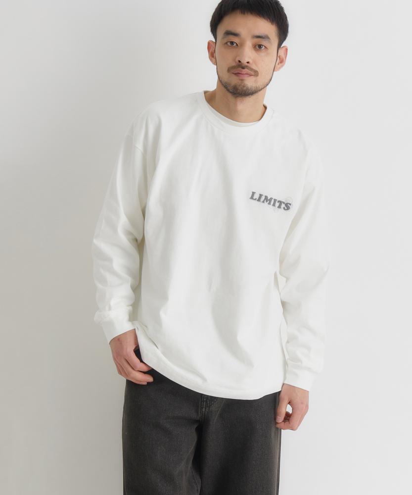 刺繍ロングスリーブTシャツ